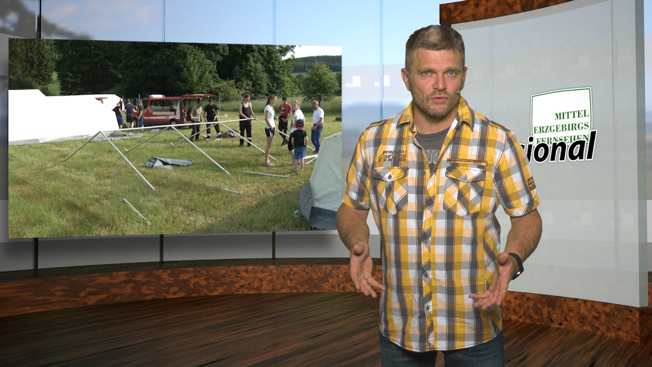 MEgional heute mit dem Start der Jugendfeuerwehrtage in Pockau MEgional heute mit dem Start der Jugendfeuerwehrtage in Pockau