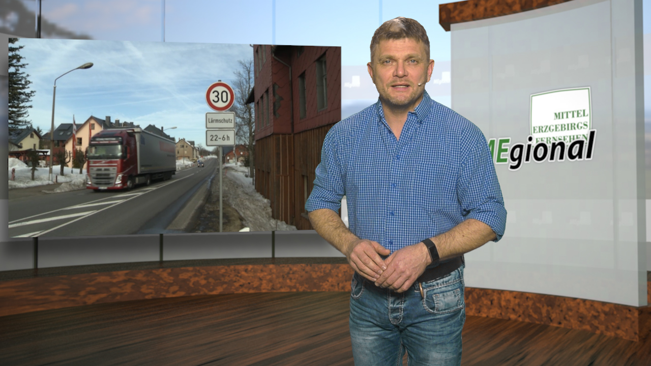MEgional am 26. Februar mit dem Transitverkehr in Reitzenhain