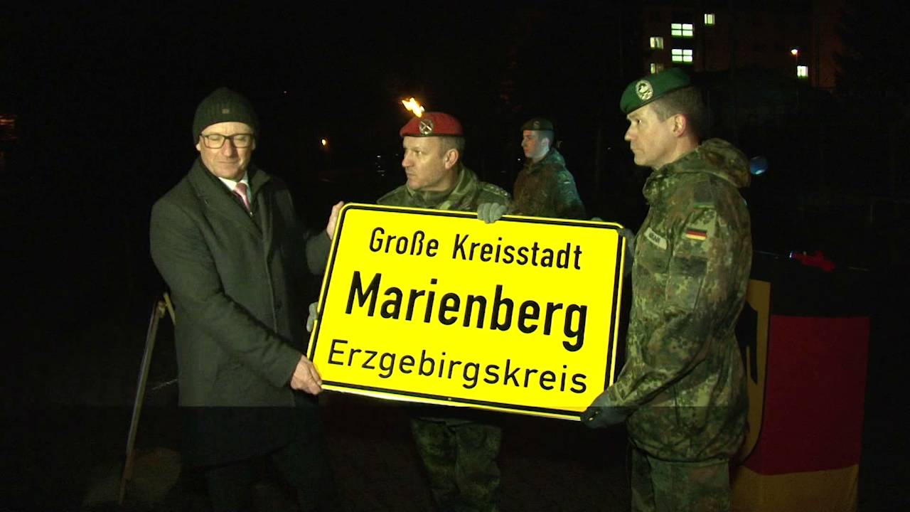 MEgional am 11. Dezember 2019 mit der Verabschiedung der Marienberger Jäger
