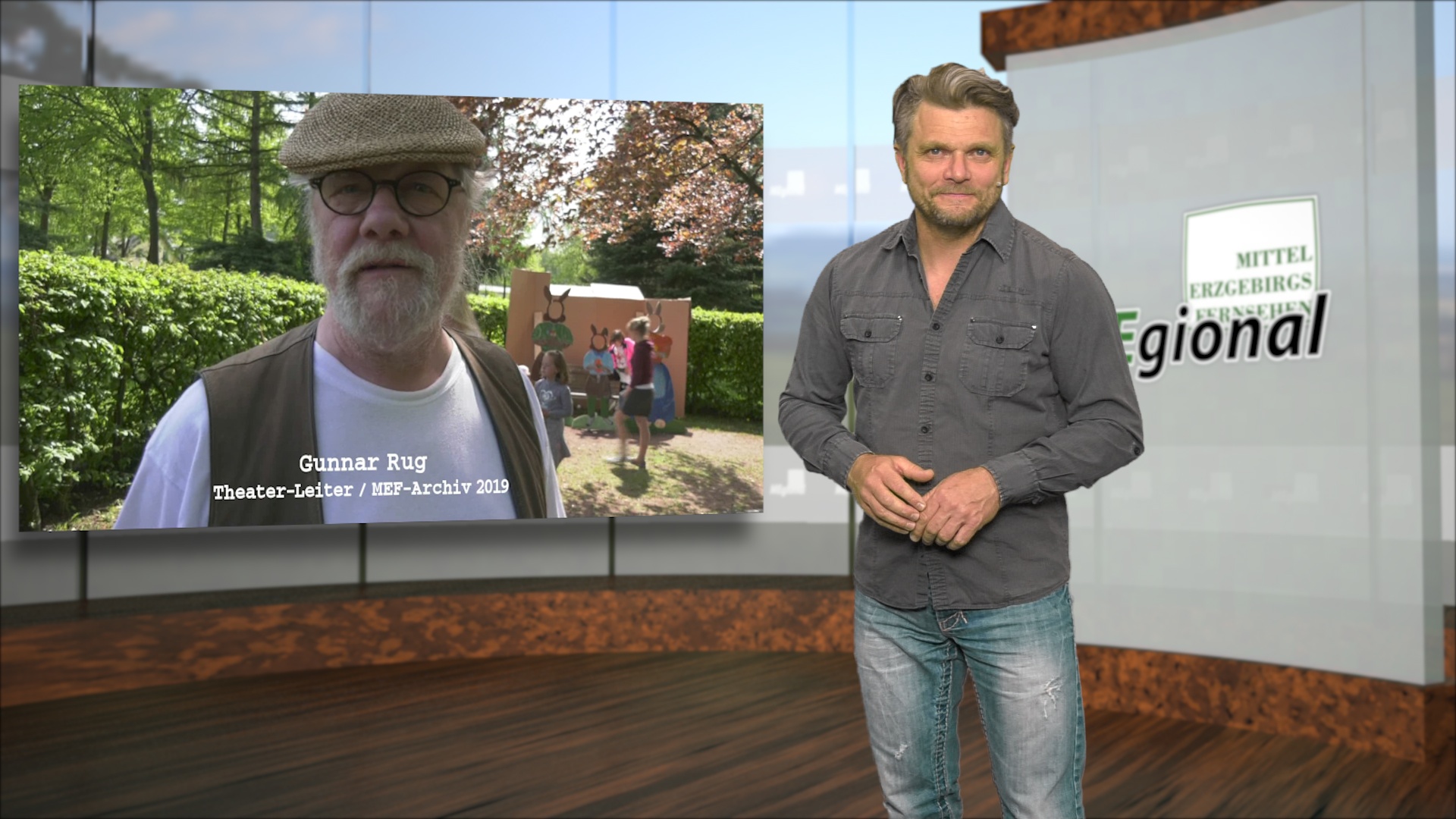 MEgional am 27. Mai 2020 mit Theaterlegende Gunnar Rug MEgional am 27. Mai 2020 mit Theaterlegende Gunnar Rug