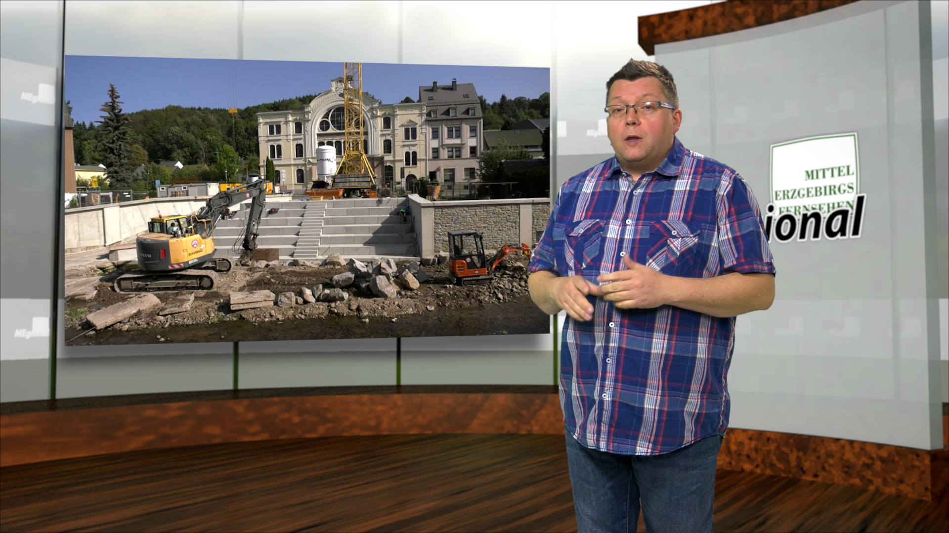 MEgional am 07. Januar mit den Maßnahmen zum Hochwasserschutz in Olbernhau