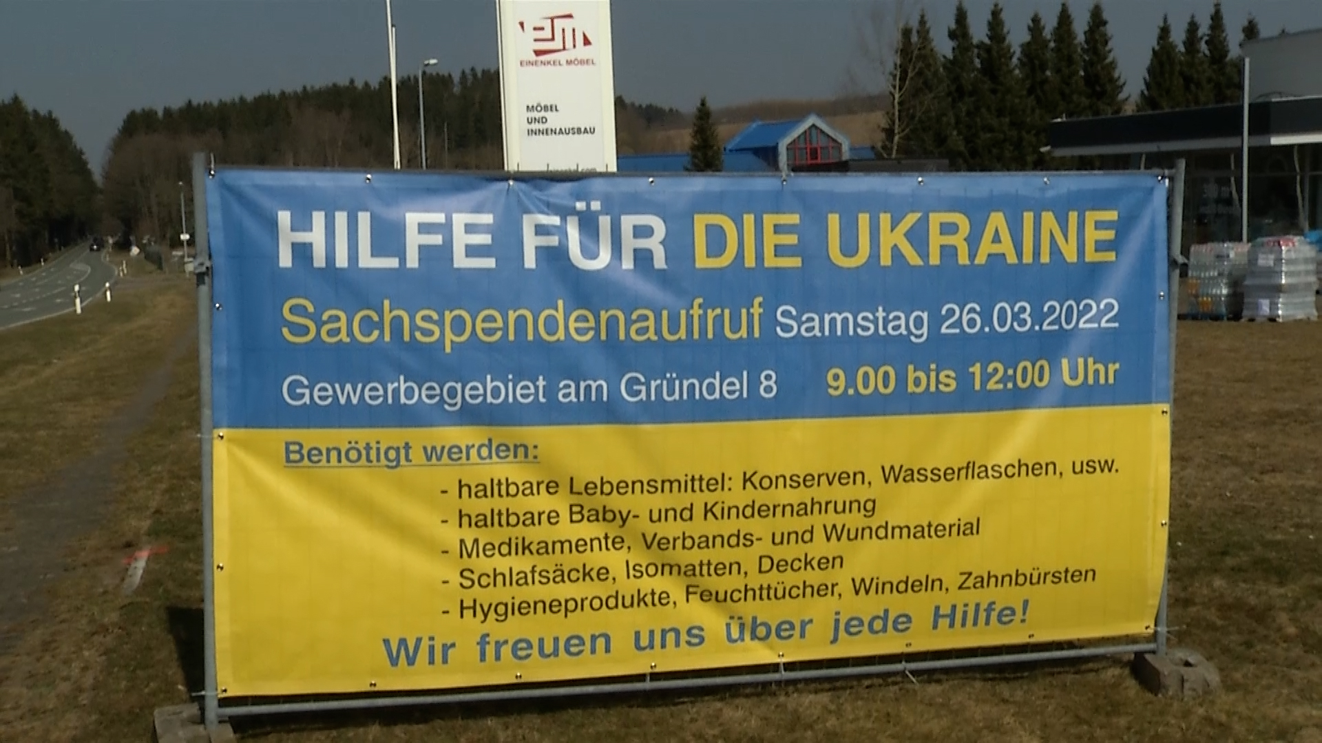 MEgional am 29. März 2022 - mit einem Hilfsprojekt für die Ukraine