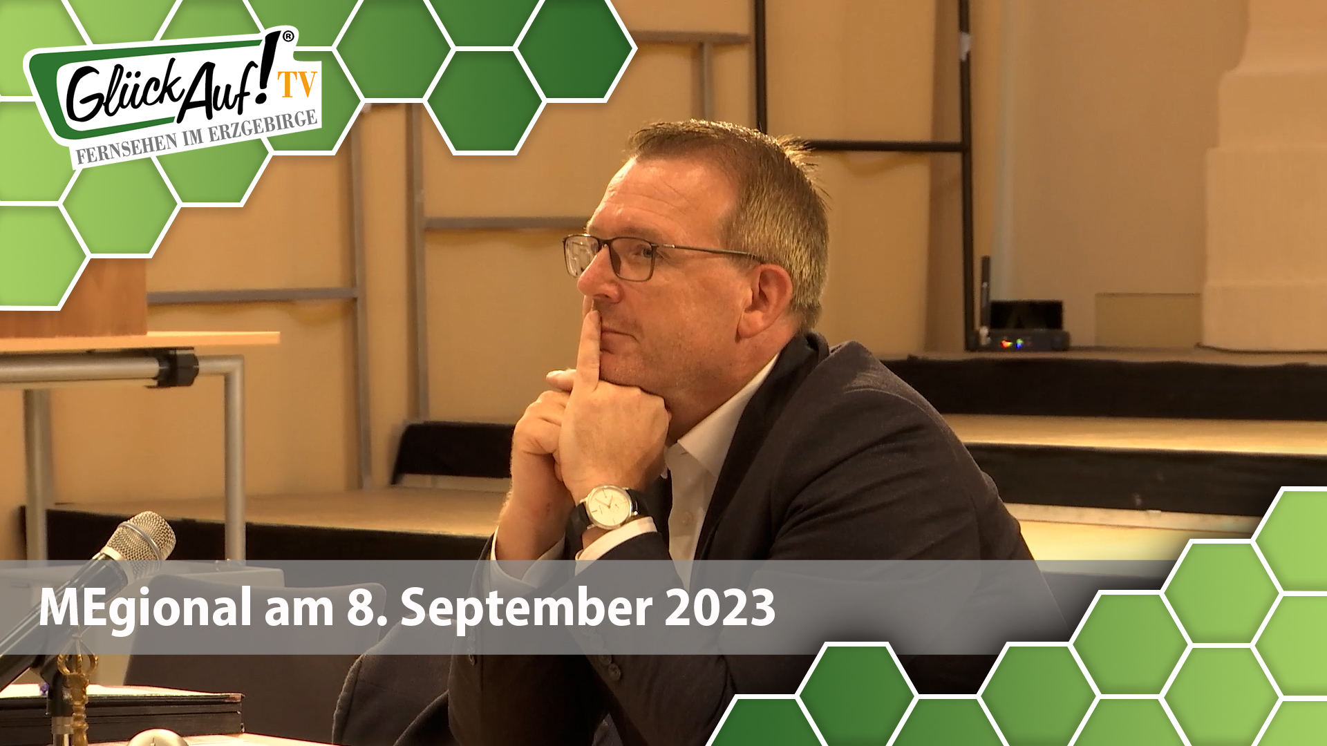 MEgional am 8. September 2023 mit der Stellungnahme von Freibergs Oberbütgermeister zur umstrittenen Rede in St. Petersburg