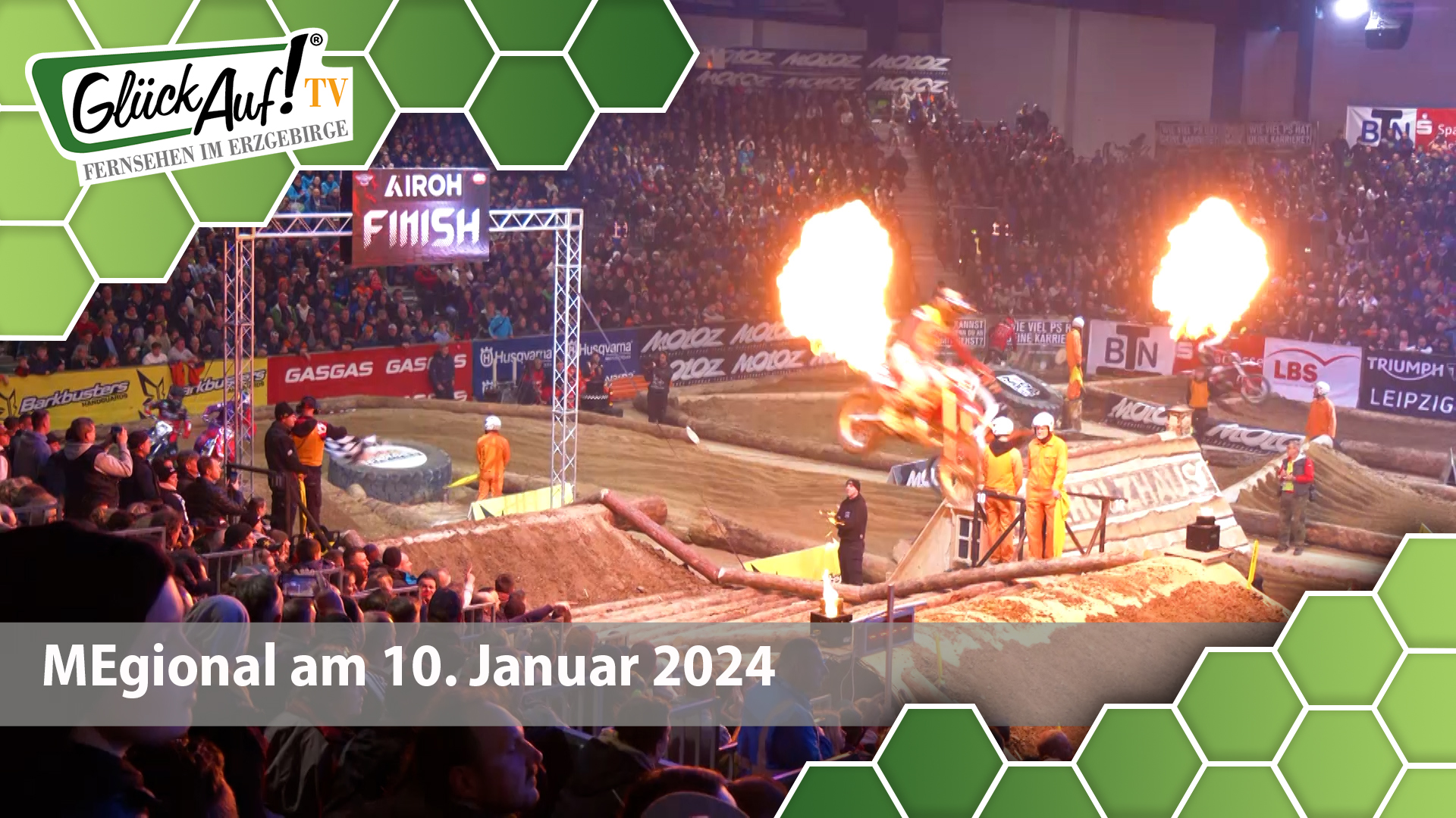 MEgional am 10. Januar 2024 mit der Super Enduro in Riesa