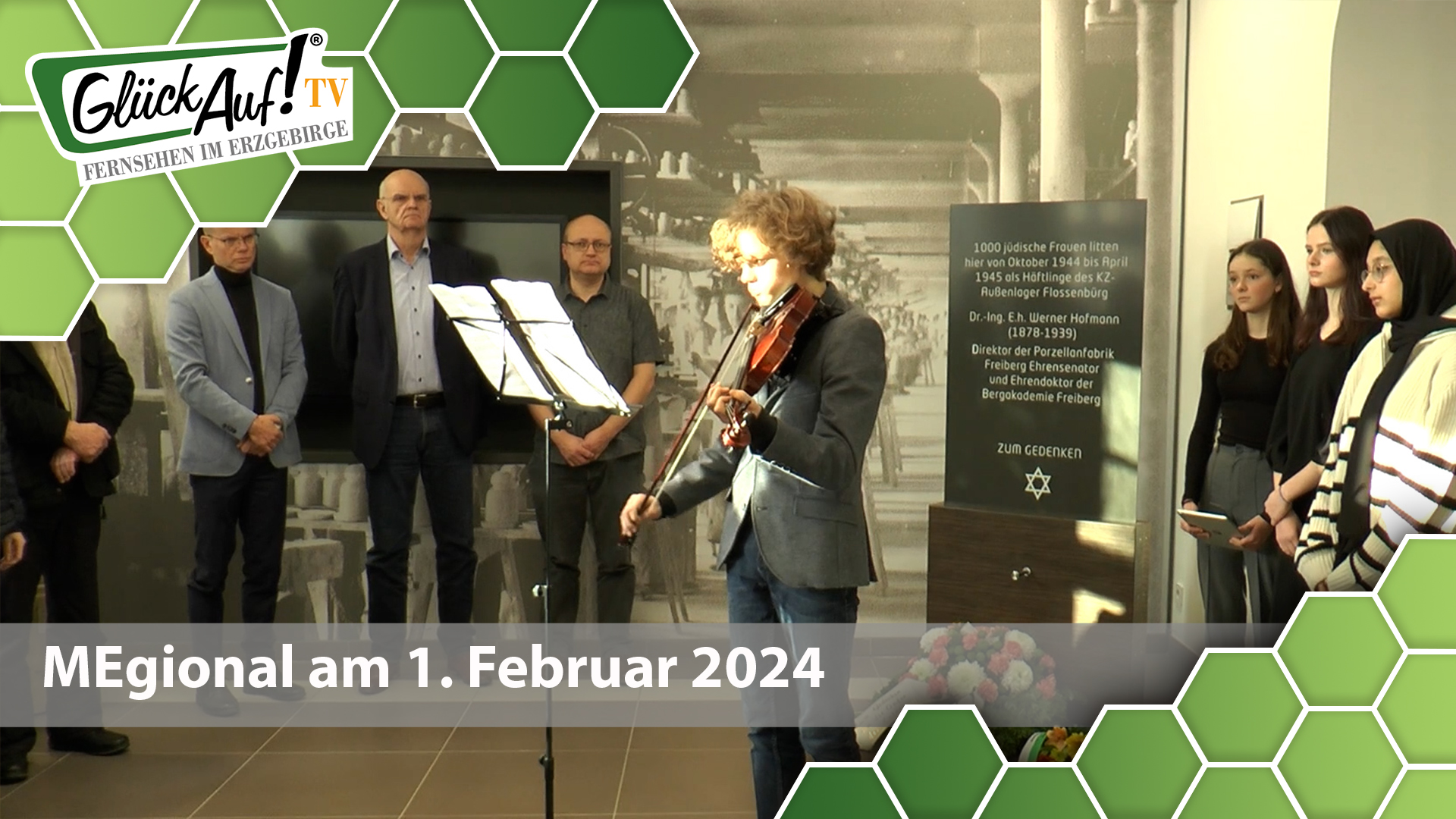 MEgional am 01. Februar 2024 mit dem Gedenken an die Befreiung von Ausschwitz