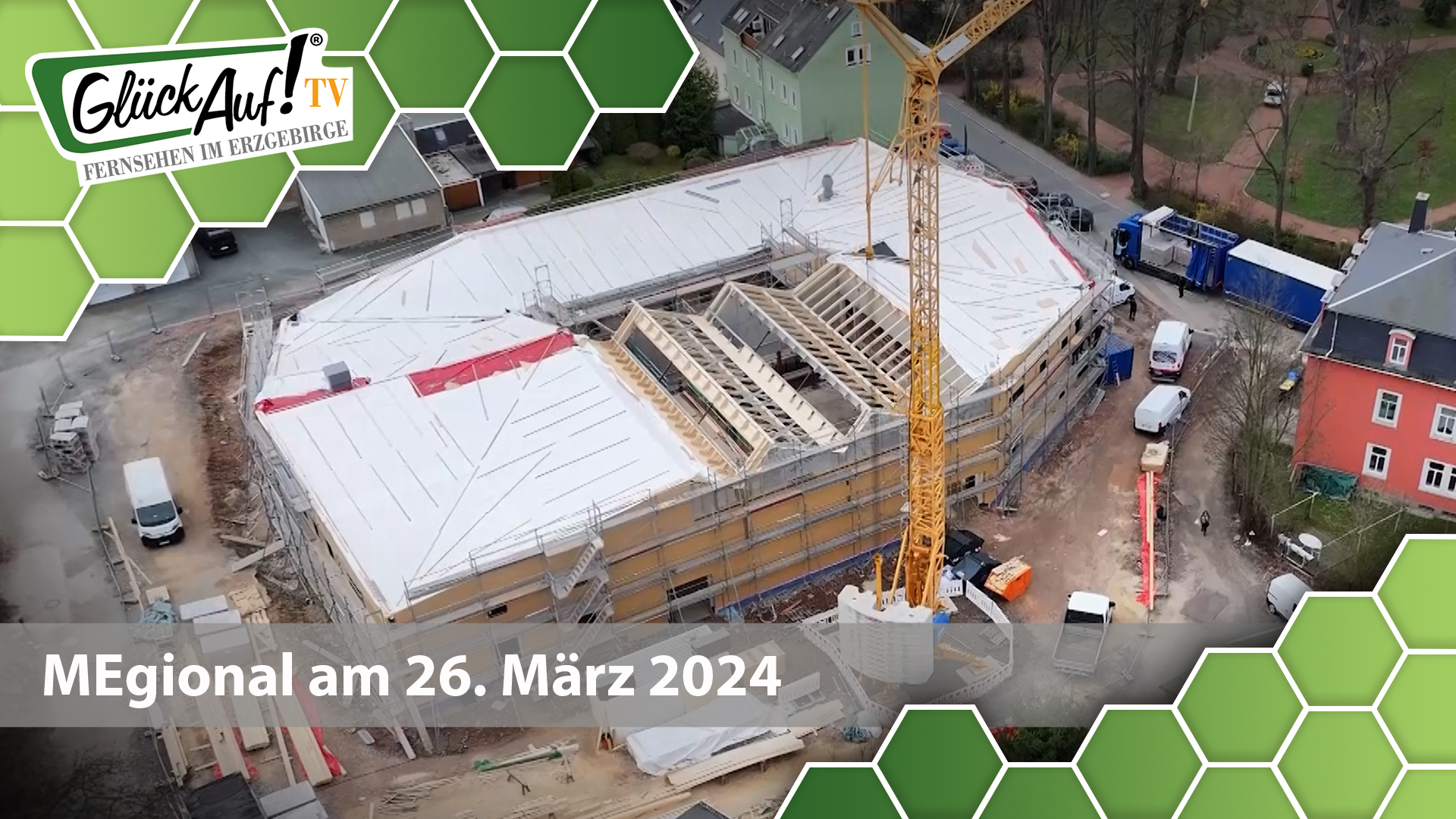 MEgional am 26. März 2024 mit dem Richtfest am Bürgersaal in Zschopau