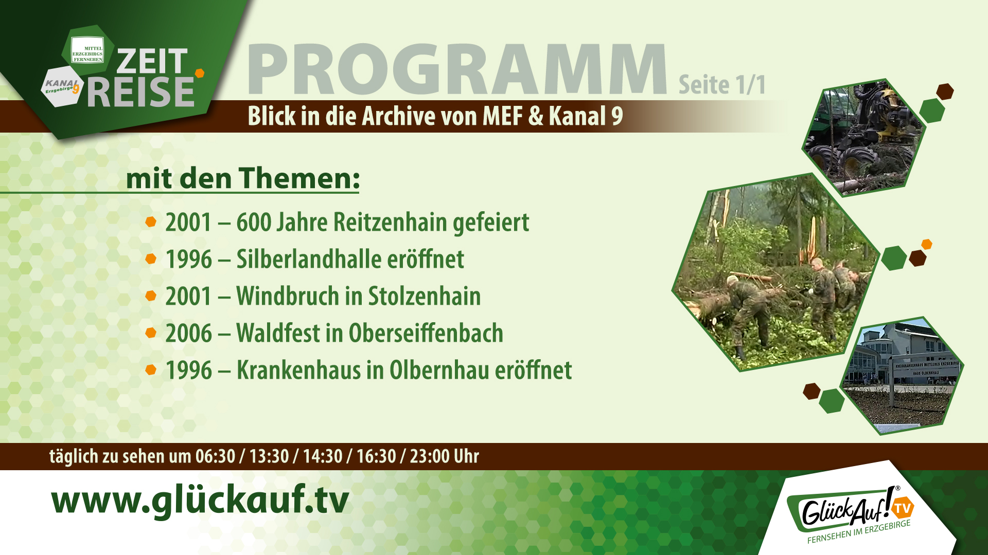 Glück Auf! TV - Zeitreise vom 06.06. bis 12.06.